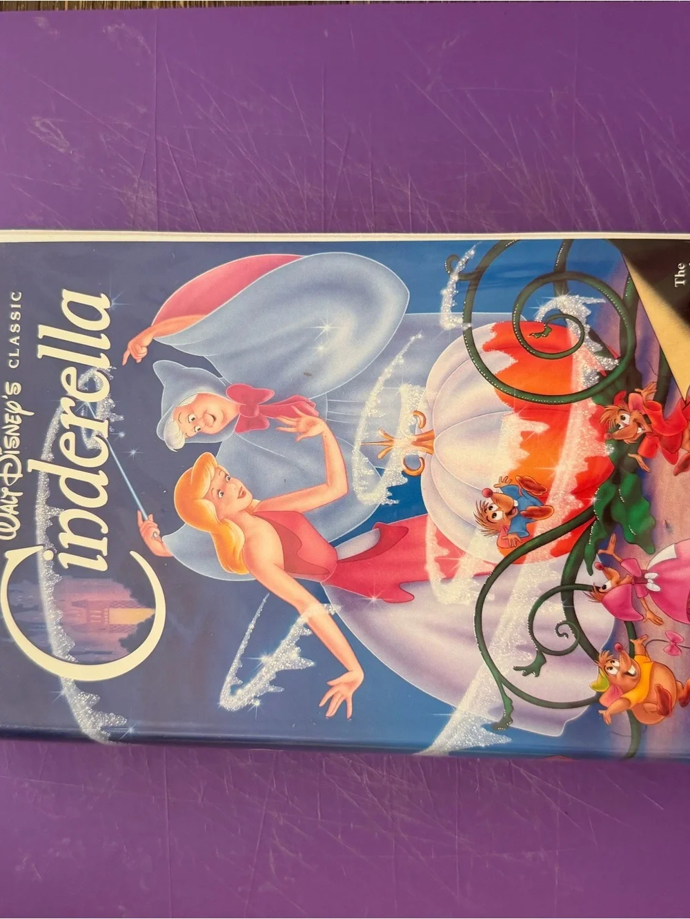 Vintage Disney Cinderella VHS Pin Board – Handmade Please Rewind